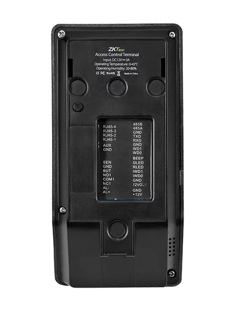 ZKTECO F22ID - Control de Asistencia y Acceso Básico con Huella Digital BioID+ (3000), Tarjeta ID 125 kHz (5000), Registro de 30,000 Eventos, Conexión Ethernet y WiFi