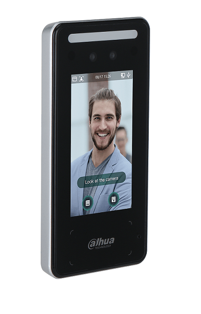 DAHUA ASI6213J-MW - Control de Acceso para Exterior con Reconocimiento Facial/ Pantalla de 4.3 Pulgadas/ Cámara de 2MP y Luz Blanca/ 6,000 Rostros/ 6,000 Password y Tarjetas Mifare/ Comunicación TCP/IP/