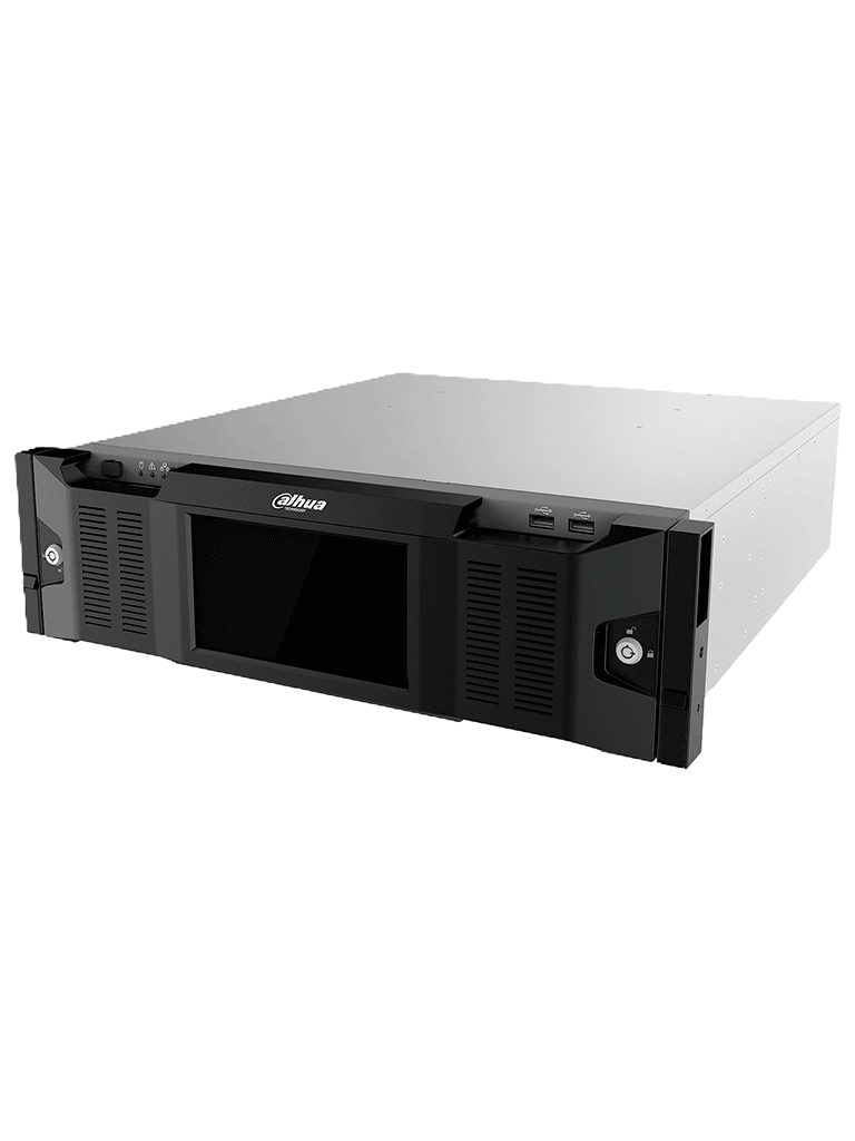 DAHUA DSS7016DR-S2- Servidor de Administración de Dispositivos compatible con Software DSS Pro y dispositivos Dahua. Ofrece una capacidad de 600Mbps y cuenta con 15 bahías SATA Hot Plug. Soporta RAID para una gestión avanzada y segura de dispositivos.