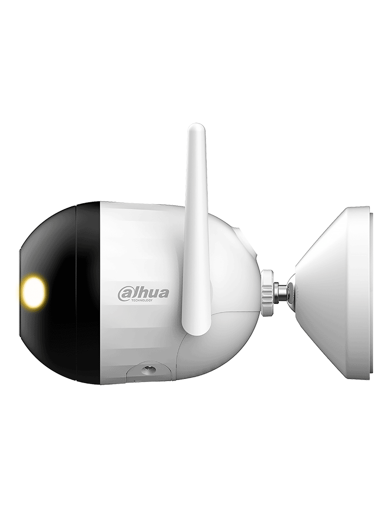 DAHUA F4CN-LED - Cámara IP Bullet Wifi de 4 Megapíxeles/ Full Color/ Microfono Integrado/ 30 Mts de Luz Visible/ Ranura para MicroSD/ IA con Detección de Humanos/ IP67/