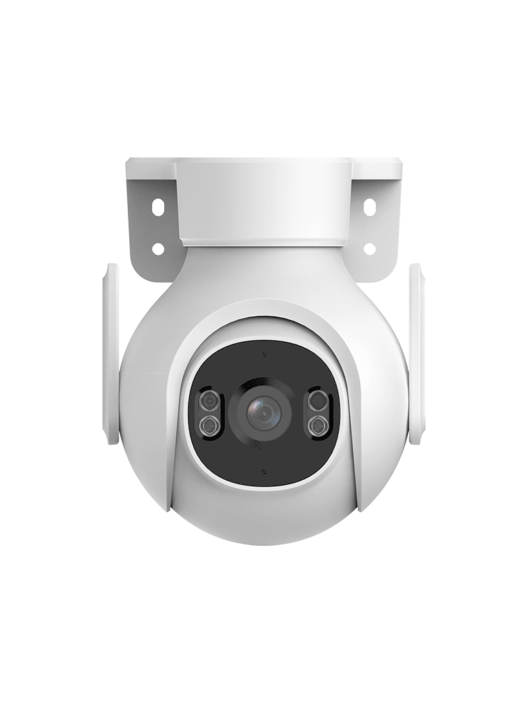 DAHUA DH-P5B-PV- Cámara IP PT WiFi de 5 Megapíxeles con audio bidireccional (micrófono y altavoz), sirena de 110dB, WiFi 6, detección de personas y vehículos, IP65 y ranura MicroSD.
