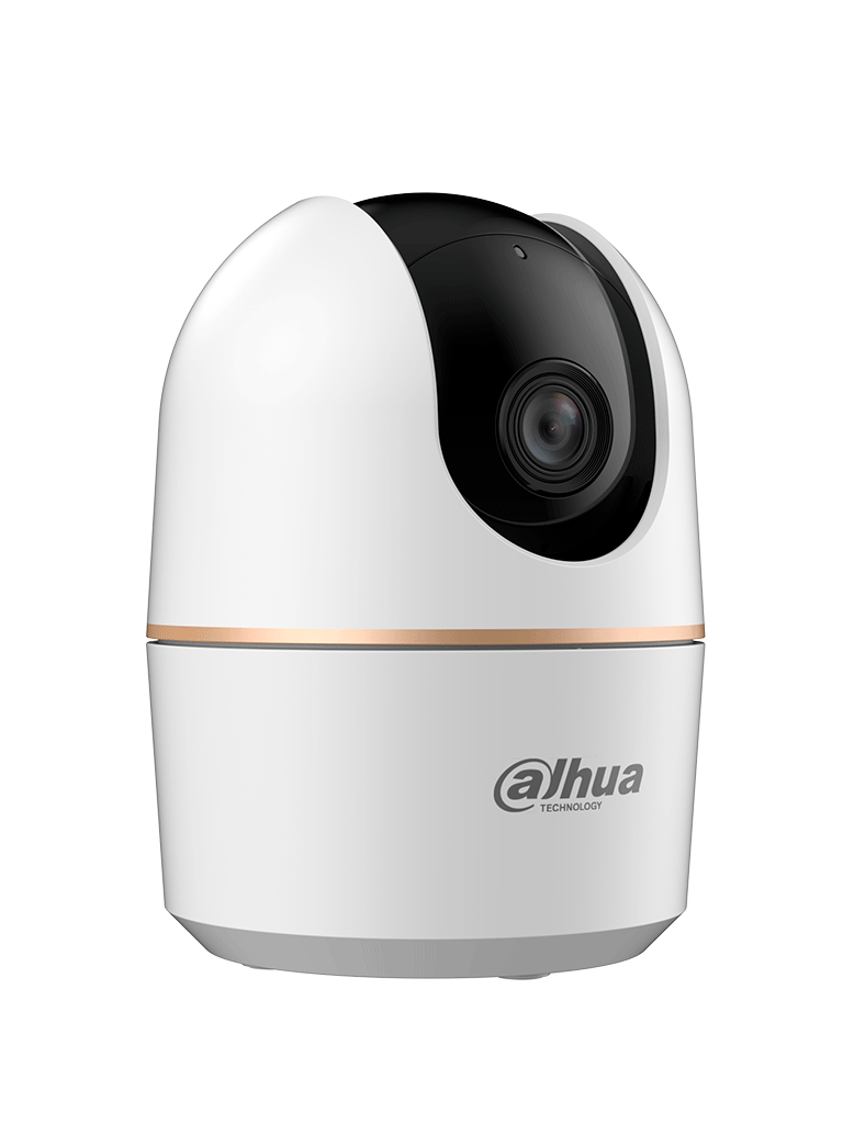 DAHUA DH-H3A - Cámara IP Domo Motorizado Wifi de 3 Megapíxeles con IA, autotracking, audio bidireccional (micrófono y altavoz), sirena integrada, IR de 10 m, detección de humanos y ranura MicroSD