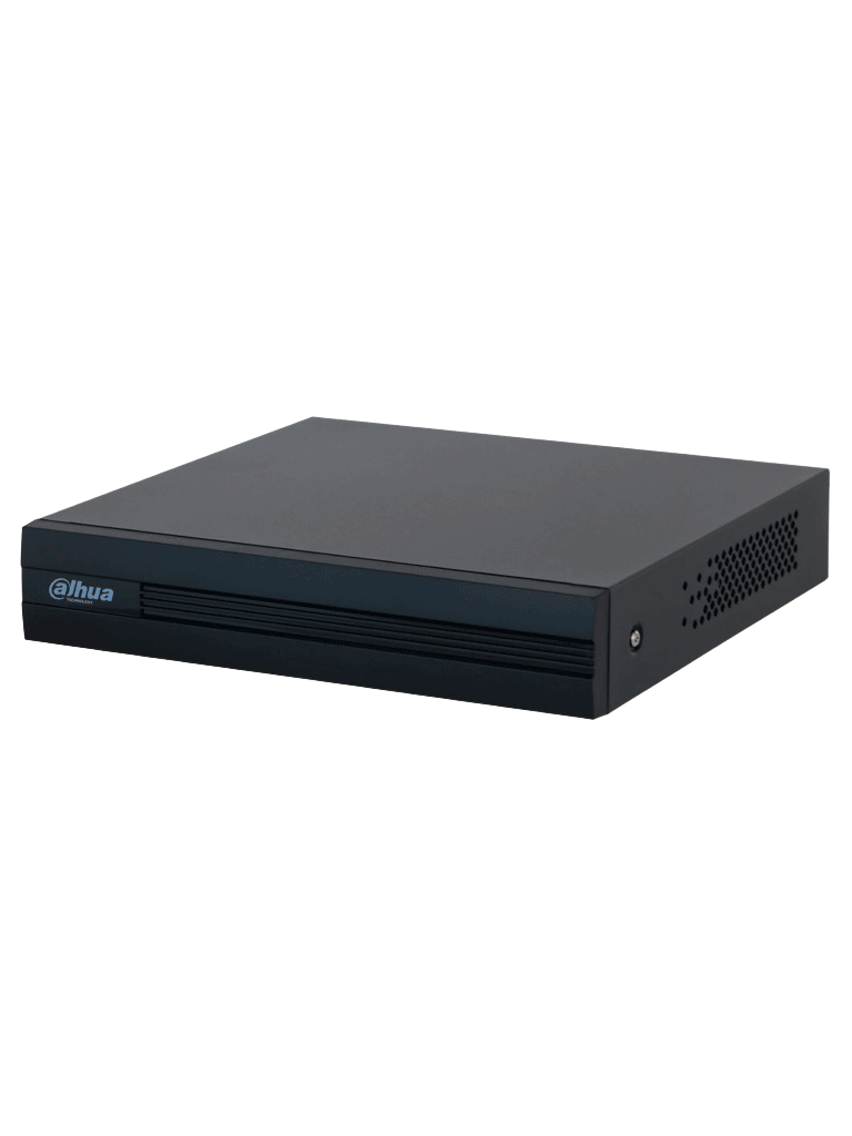 DAHUA KITXVR1B04-I+HFW1200CMA -Kit de 4 canales con cámaras de 2MP y audio. Incluye DVR Cooper-I WizSense con IA y H.265+, 4 cámaras metálicas con micrófono integrado, 4 canales más 1IP o hasta 5 canales IP, 4 canales SMD Plus y accesorios incluidos/