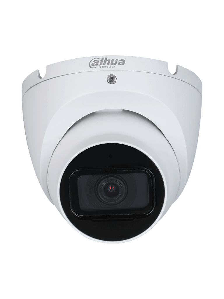DAHUA HAC-HDW2501TLM-A -  Cámara Domo 5MP, Serie Pro con lente de 2.8mm y ángulo de 111°; IR 30m, micrófono integrado, carcasa metálica, WDR 120dB, IP67, con tecnología Starlight y HDCVI. Calidad superior en cualquier entorno.