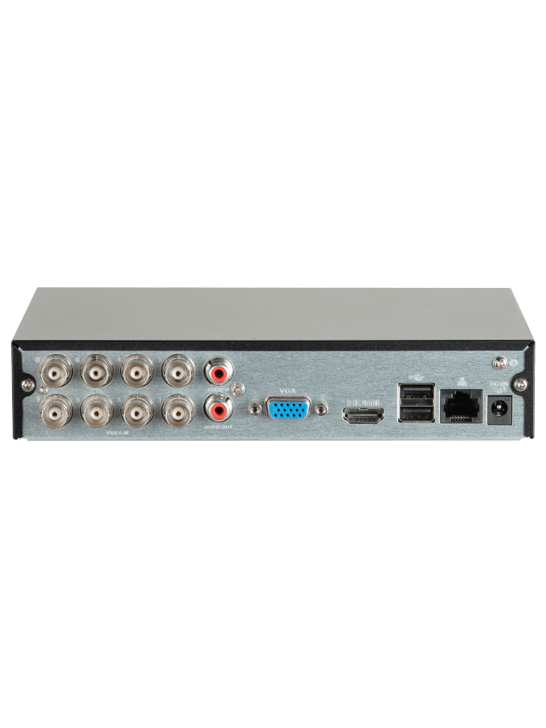 DAHUA XVR1B08H-I - DVR de 8 canales 5MP Lite con WizSense y H.265+. Soporta 8 canales + 4 IP, o hasta 12 canales IP. Con SMD Plus y búsqueda inteligente de humanos y vehículos. 1 puerto SATA de hasta 16TB