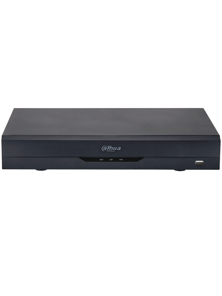 DAHUA XVR5108HE-4KL-I3 - DVR 8 canales 4K con tecnología WizSense y compresión H.265+. Admite 8 canales + 8 IP, reconocimiento facial en 2 canales, SMD Plus, protección perimetral, 1 SATA de hasta 16 TB, 8 entradas y 3 salidas de alarma