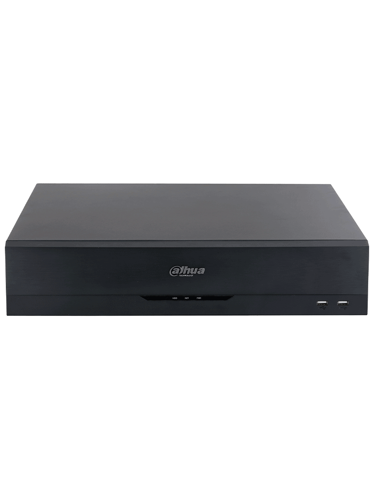 DAHUA DH-XVR5832S-I3 - DVR 32 canales de 5MP y 1080p con WizSense, H.265+, codificación IA. Incluye 2 canales de reconocimiento facial y soporte para hasta 32 canales IP (32 totales). SMD Plus y protección perimetral.