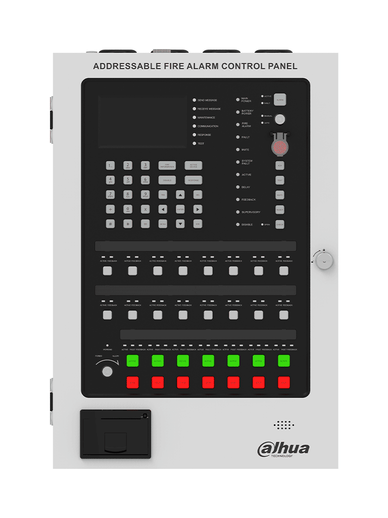 DAHUA WISUALARM HY-1022 - Panel de Detetección de Incendio Direccionable/ 254 Dispositivos 2 Hilos sin Polaridad/ Pantalla de 4.3"/ Largo Historial de Eventos/ Protección contra cortocircuito, circuito abierto y sobrecorriente