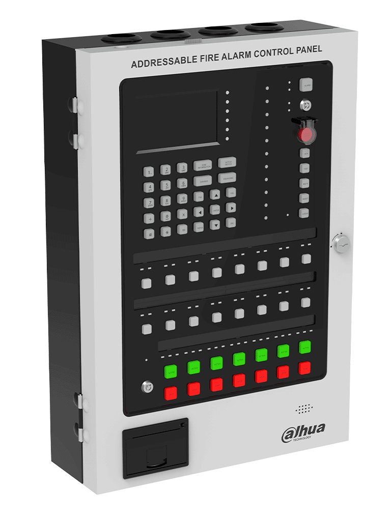 DAHUA WISUALARM HY-1022 - Panel de Detetección de Incendio Direccionable/ 254 Dispositivos 2 Hilos sin Polaridad/ Pantalla de 4.3"/ Largo Historial de Eventos/ Protección contra cortocircuito, circuito abierto y sobrecorriente