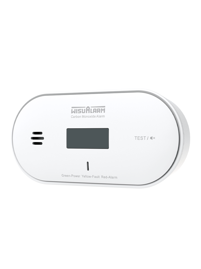 DAHUA WISUALARM DHI-HY-GC30A-R8 -Detector de Monóxido de carbón inalámbrico interconectado con sensor electroquímico de alto performance e interconexión inalámbrica con máximo 24 equipos,