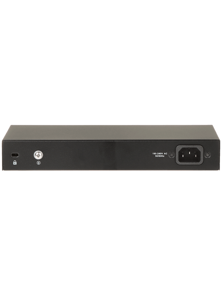 DAHUA PFS3010-8ET-65 - Switch Poe de 10 Puertos Fast Ethernet/ 8 Puertos Poe/ 2 Puertos Uplink/ 65 Watts Totales/ Soporta PoE Watchdog/ Switching 2.0 Gbps/ Con Protección de Descargas/