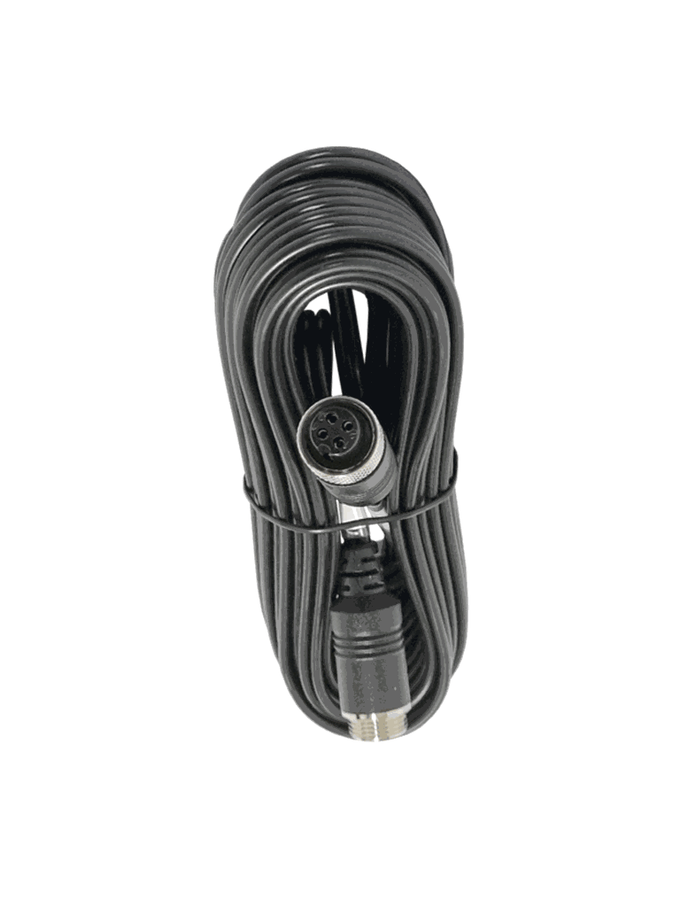 DAHUA MCNU-GXF4-GXM4-6 - Cable extensor tipo aviación de 6 Metros/ Para transmisión de video y audio analogico/ Conectores M12 hembra a M12 macho/ 4 Pines/ Especial para DVR Movil/