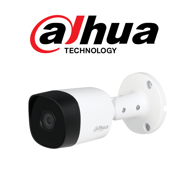 DAHUA KITXVR1B08- I+8-B2A21-  Kit de 8 Canales, DVR Cooper-I WizSense con IA y H.265+, 8 cámaras B2A21 de 1080p metálicas, soporte para hasta 10 canales IP, 4 canales con SMD Plus para detección de humanos y vehículos, y accesorios incluidos.