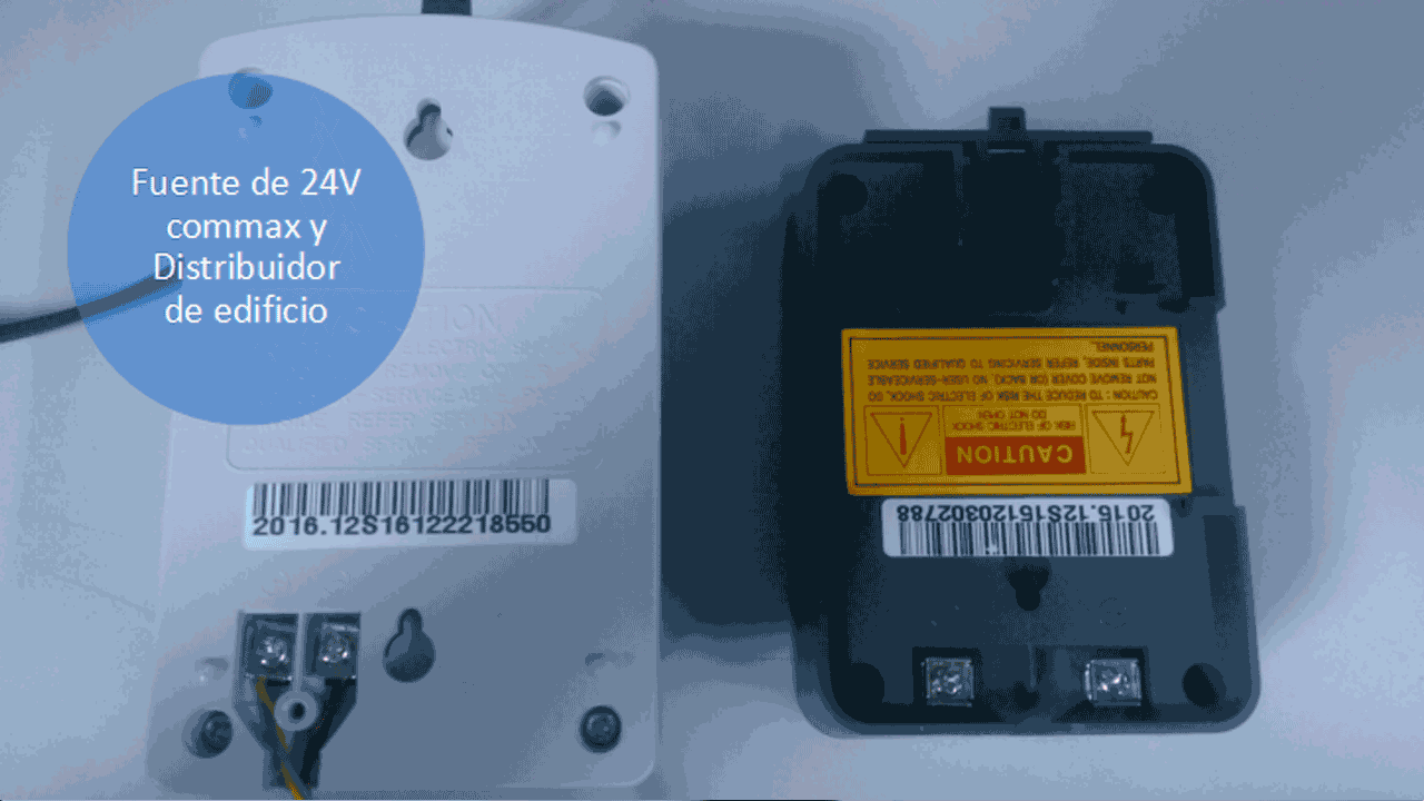 COMMAX CMD101BU - Distribuidor de Piso para sistema de apartamentos con videoporteros compatible con frente cmx104052, permite comunicación con estación de guardia y monitores CMV43A, alimentación con RF2A/  complejo