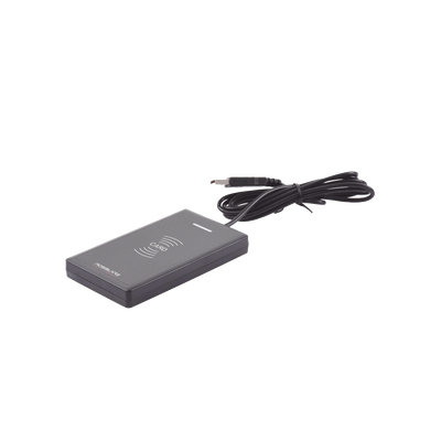Lector Enrolador de Escritorio para tarjetas de Proximidad ROSSLARE (MIFARE 13.56 MHZ), Compatible con AXTRAXNG y  AXTRAXPRO