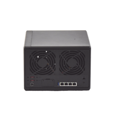 Servidor NAS de 5 Bahías (Expandible a 15 Bahías) / Hasta 270 TB / 8 GB RAM / Servicio Nube Gratis (P2P) / Administración Remota y Respaldo Programado