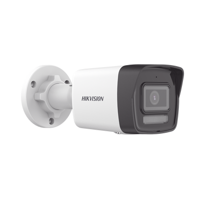 [Dual Light] Bala IP 2 Megapixel / Lente 2.8 mm / 30 mts IR + 30 mts Luz Blanca / Micrófono Integrado / ACUSENSE Lite / Exterior IP67 / H.265 / PoE  / Micro SD