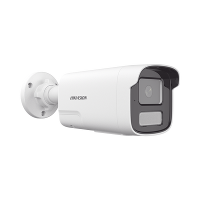 [PROTECCIÓN ACTIVA] Bala IP 4 Megapíxel / ACUSENSE Lite (Detección de Humanos y Vehiculos) / Lente 4 mm / Audio de Dos Vías /  Luz Intermitente y Alerta de Audio / 50 Mts IR EXIR 2.0 / Exterior IP67 / WDR 120 dB / PoE