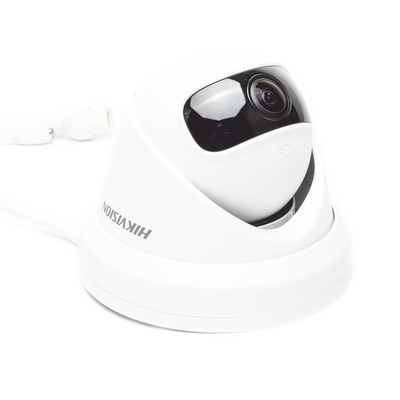 Turret IP 4 Megapixel / Serie PRO + / Panorámica 180° / 10 mts IR / Lente 1.68 mm / WDR / PoE / Uso en Interior