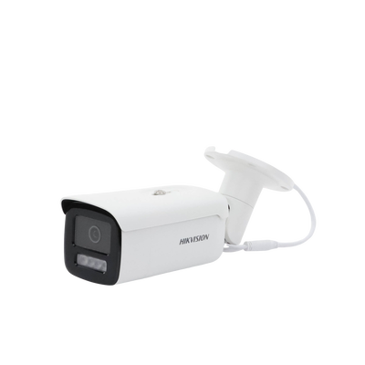 [Dual Light + ColorVu] Bala IP 4 Megapixel / Lente 4 mm / 60 mts IR + 60 mts Luz Blanca / Exterior IP67 /   WDR 130 dB / Videoanaliticos (Filtro de Falsas Alarmas) / Captura Facial / ACUSEARCH