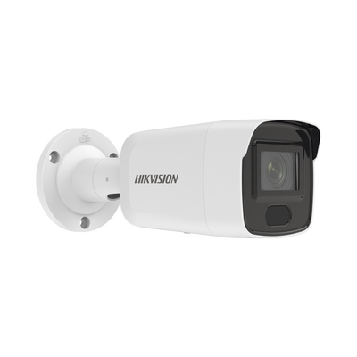 Bala IP 8 Megapixel / Lente 2.8 mm / 40 mts IR / Exterior IP67 / PoE / DARKFIGHTER / Alarmas y Audio I/O / ONVIF / Micro SD / 4 Analíticos: AcuSense, Deteccion Facial, Conteo de Personas por Cruce y Zona