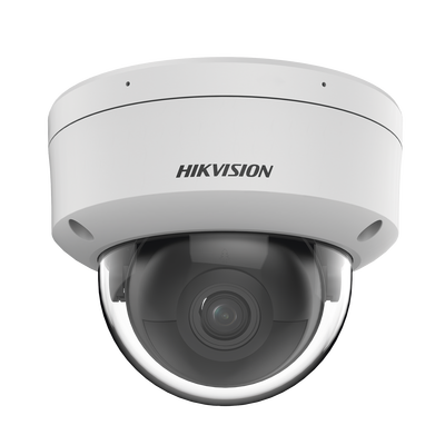Domo IP 6 Megapixel / Lente 2.8 mm / 40 mts IR / Exterior IP67 / IK10 / Microfono Integrado / DARKFIGHTER / Audio y Alarma I/O / PoE / ONVIF / Micro SD / 4 Analíticos: AcuSense, Deteccion Facial, Conteo de Personas por Cruce y Zona