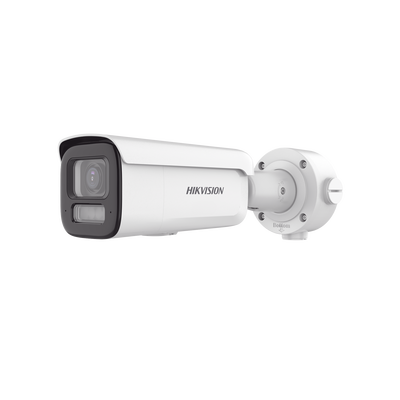 Bala IP 8 Megapixel / Lente Mot. 2.7 a 13.5 mm / Dual Light (60 mts IR + 60 mts Luz Blanca) / Darkfighter S / Exterior IP67  / IK10 / WDR 130 dB / 4 Analíticos: AcuSense, Deteccion Facial, Conteo de Personas por Cruce y Zona