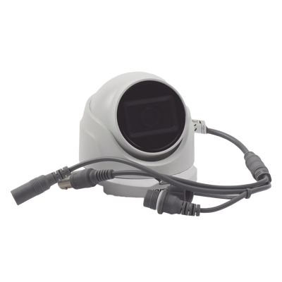 Turret TURBOHD 5 Megapixel / Lente 2.8 mm / Audio por Coaxitron / 30 mts IR EXIR / Exterior IP67 / 4 Tecnologías / dWDR