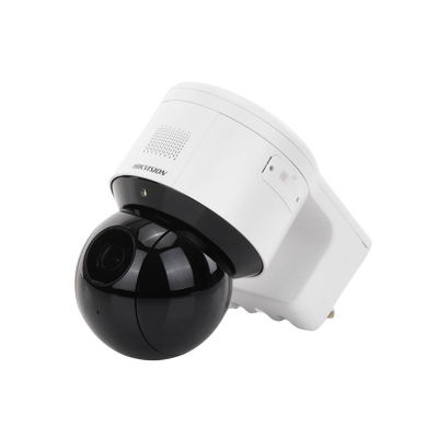 Domo PTZ IP 4 Megapixel / 4X Zoom Óptico / 50 mts IR EXIR / ACUSENSE / Luz Estroboscópica / Sirena Integrada / WDR 120 dB / PoE+ / IP66 / Ultra Baja Iluminación / Micrófono y Bocina Interconstruido / Micro SD