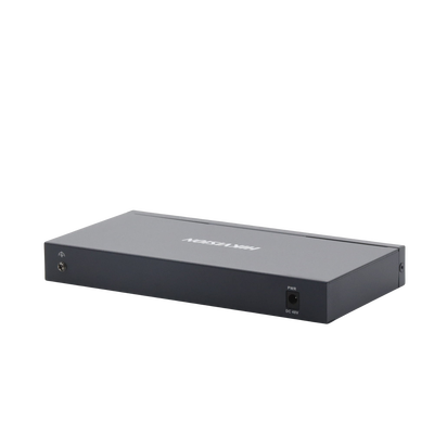 Switch Gigabit PoE+ / No Administrable / 8 Puertos 1000 Mbps PoE+ / 1 Puerto 1000 Mbps de Uplink + 1 Puerto SFP / 110 Watts