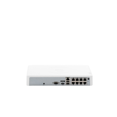 NVR 4 Megapixel (Compatible con Cámaras ACUSENSE) / 8 canales IP / 8 Puertos PoE /1 Bahía de Disco Duro / Salida de Vídeo Full HD