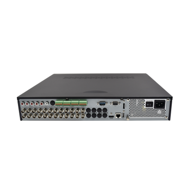 DVR 24 Canales TURBOHD + 8 Canales IP /2 Megapixel / 4 Bahías de Disco Duro / 4 Canales de Audio / 16 Entradas de Alarma
