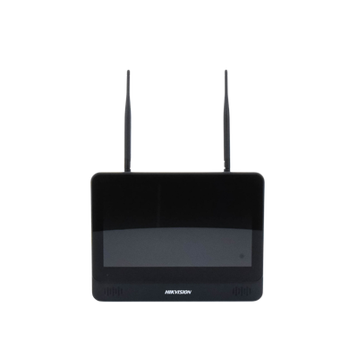 NVR 4 Megapixel / Pantalla LCD 11.6" / 4 canales IP / 1 Bahía de Disco Duro / 2 Antenas Wi-Fi / Salida de Vídeo Full HD