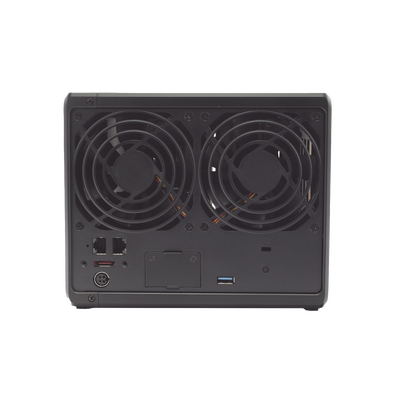 Servidor NAS de 4 Bahías (Expandible a 9 Bahías) / Hasta 162 TB / Servicio Nube Gratis (P2P) / Administración Remota y Respaldo Programado