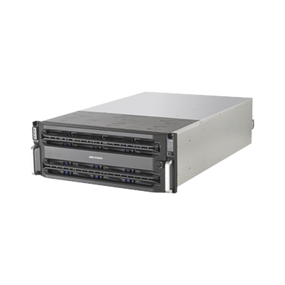 Servidor de Almacenamiento en Red / Soporta 24 Bahías de Disco Duro (Incluye 24 Discos de 10 TB) / Soporta 512 Canales / 4 Tarjetas de Red / Controlador Simple