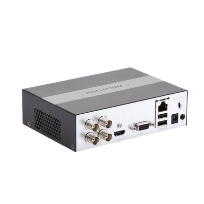 (SSD) DVR 2 Megapíxel (1080p) Lite / 4 Canales TurboHD + 1 Canal IP / 15 Días de Grabación / Unidad de Estado Solido Incluido / H.265+ / Acusense Lite (Evita Falsas Alarmas) / Diseño Ultra Compacto / Extra Silencioso  / eSSD de