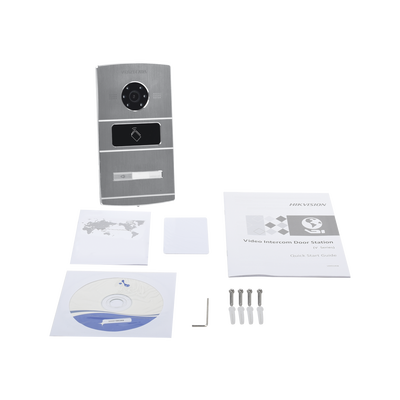 Frente de Calle IP 1.3 Megapixel / Lector de Tarjetas MIFARE para Función de Acceso / Compatible con Videoportero IP HIKVISION