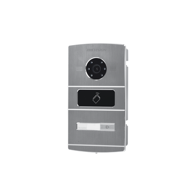 Frente de Calle IP 1.3 Megapixel / Lector de Tarjetas MIFARE para Función de Acceso / Compatible con Videoportero IP HIKVISION