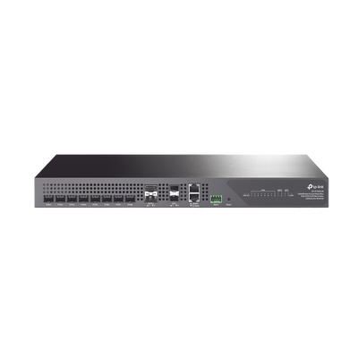 Deltra Stream - OLT de 8 Puertos XGSPON & GPON Combo / Conexión Hasta 2,048 ONUs / 2 Puerto 40G QSFP+ Uplink / 2 Puertos SFP+ 10G Uplink / Fuentes Redundantes AC-AC (incluidas) /  Administración desde la Nube Sin Costo (DPMS)