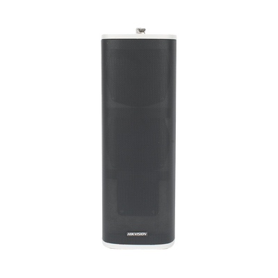 Altavoz IP tipo Columna | 60 Watts | Reproducción de Audio vía Red | IP66 | Entrada de alarma | Compatible con Hik-Connect/ HikCentral Professional