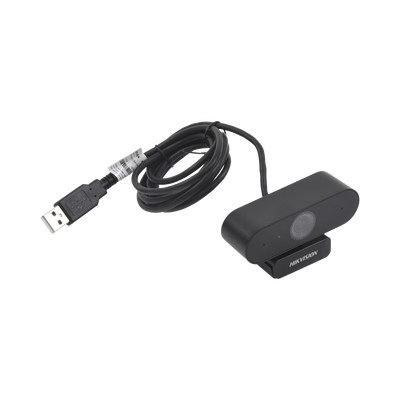 Cámara Web ALTA DEFINICIÓN (1080p) / Giro 360° / Gran Angular / Micrófono Integrado / Conector USB de 2 mts / Fácil de Instalar / Reducción de Ruido Inteligente