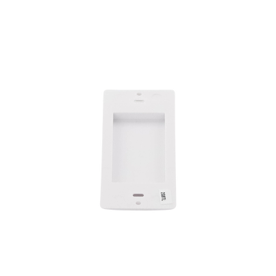 Placa ciega de pared color blanco