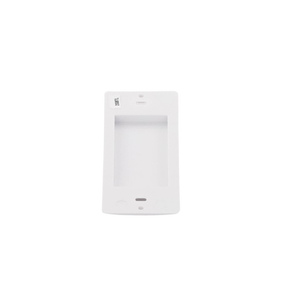 Placa ciega de pared color blanco