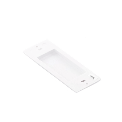 Placa ciega de pared color blanco