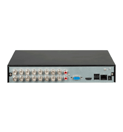 DAHUA XVR1B16H-I - DVR de 16 Canales de 5 Megapixeles Lite/ WizSense/ Cooper-I/ H.265+/ 16 Canales Analogos + 8 IP/ Hasta 24 Canales IP/ SMD Plus/ / 1 Sata de Hasta 16 TB/ Soporta CVI/AHD/TVI/ CVBS e IP/ Funciones POS/