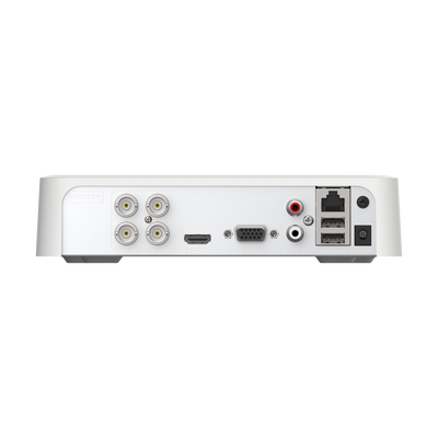 [Audio Bidireccional] DVR 4 Canales TurboHD + 1 Canal IP / 2 Megapixel (1080p) Lite / Acusense Lite (Busqueda Inteligente Personas Vehiculos) / 1 Bahia de Disco Duro / H.265+ / Salida de Vídeo Full HD