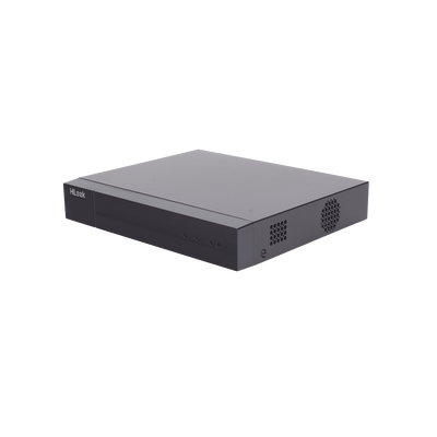 DVR 16 Canales TurboHD + 2 Canales IP / 2 Megapíxel (1080p) Lite / Acusense Lite (Evita falsas alarmas) / Audio por Coaxitron / 1 Bahía de Disco Duro / H.265+ / Salida de Video en Full HD