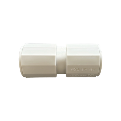 Manguito / Cople Morbidx IP67 libre de halógenos para unir tubería rígida de 25 mm (1") permite una instalación hermética no necesita pegamento