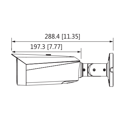 DAHUA IPC-HFW3249T1N-AS-PV-0360B - Cámara IP Bullet Resolución de 2 MP/ Lente 3.6 mm/ ∢ 107°/ LED 40mts/ IA WizSense/Det. de Mov. Inteligente/Prot. Perimetral/FullColor/TiOC/PoE/WDR/H.265+/IP67/Micrófono/Sirena/Estrobos/E&S Alarma/E&S Audio