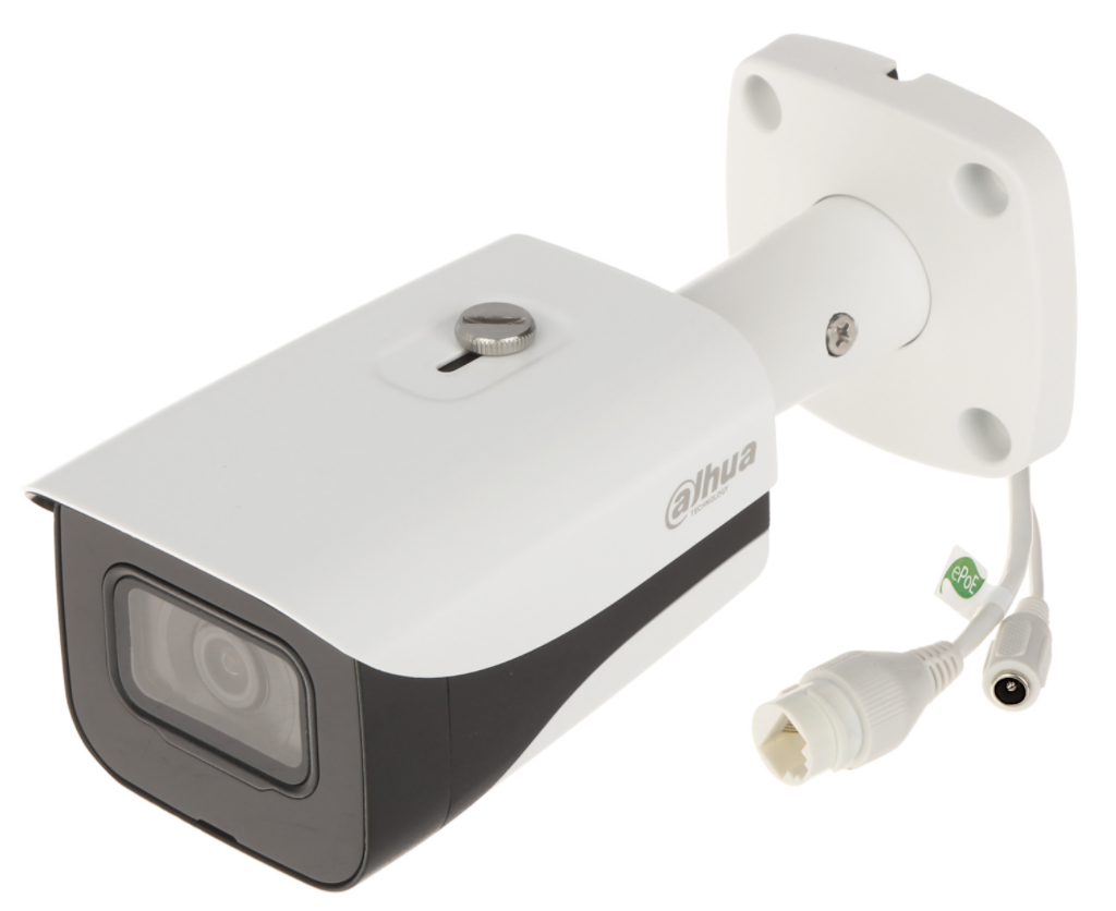 DAHUA IPC-HFW5541EN-SE-0280B - Cámara IP Bullet Resolución de 5 MP/ Lente 2.8 mm/ ∢ 102°/ IR 50 mts/ IA WizMind/ Detección Facial/ Protección Perimetral/ Conteo de Personas/ Starlight/ ePoE/ WDR/ H.265+/ IP67/